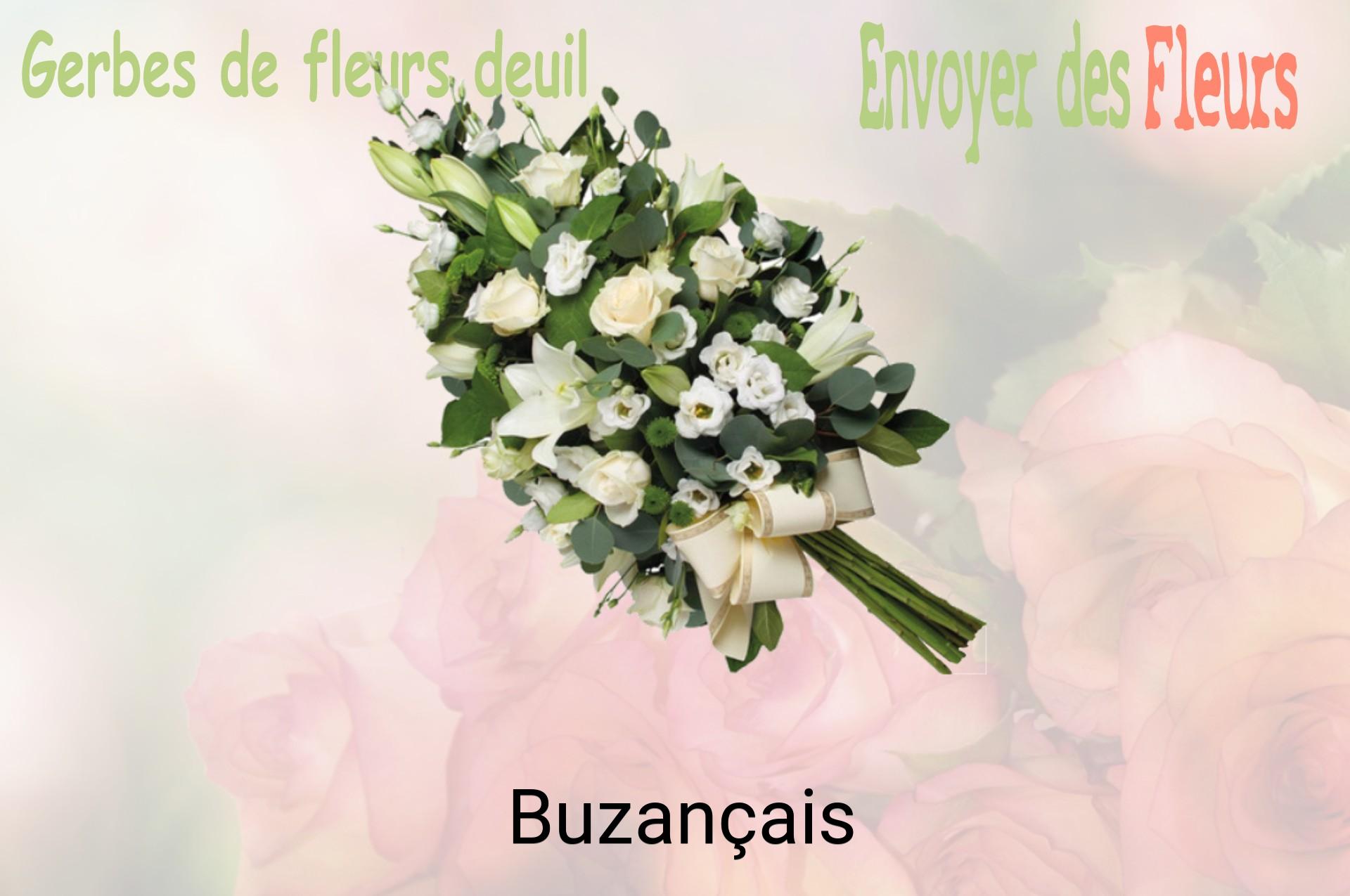Gerbe de fleurs de deuil livrée à Buzançais